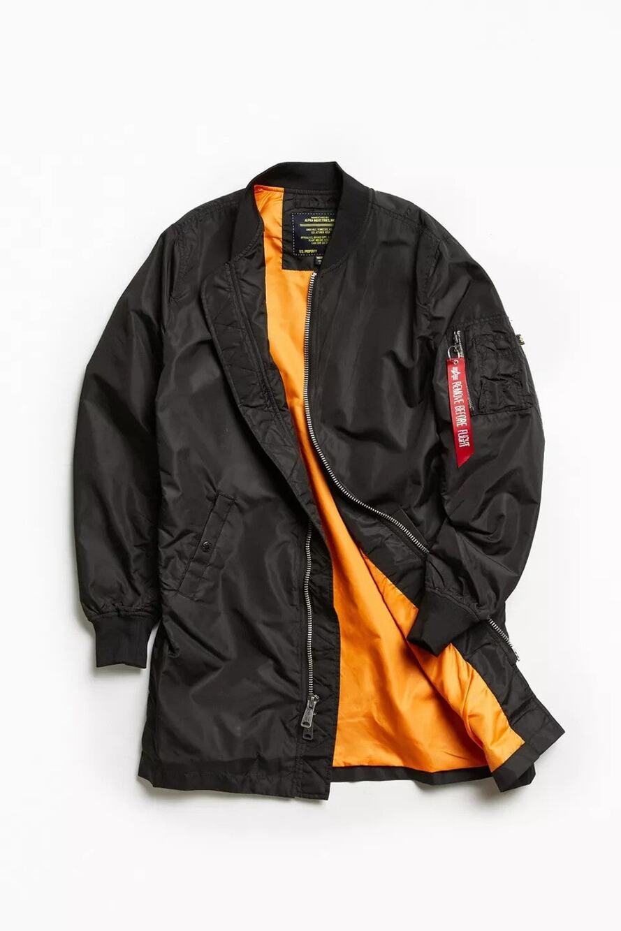 Alpha Industries L2B Longline Flight Jacket - S
